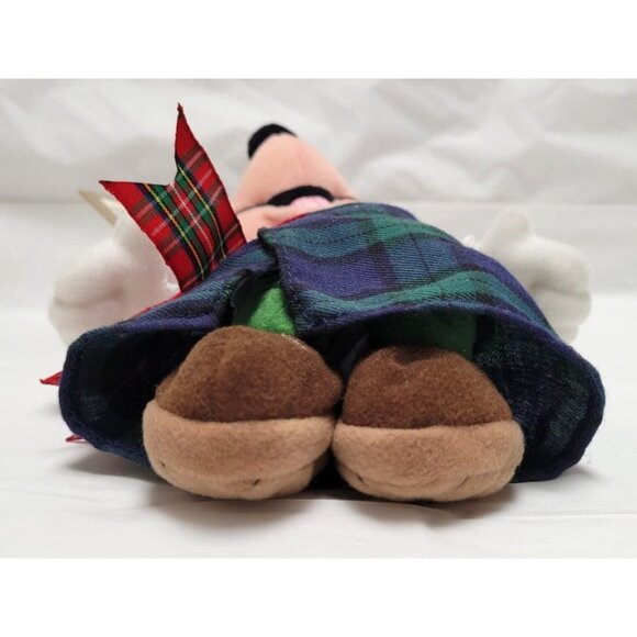 Vintage Disney Store Highland Minnie Mouse 9" Beanbag Plush Doll Tag NOS - Lot A - Picture 8 of 13